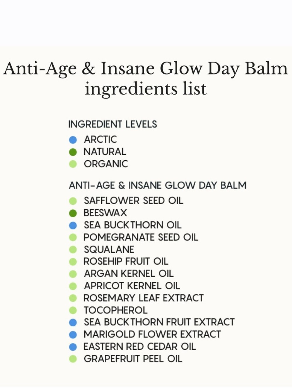 New Froya Organics Day Balm Face Cream Anti-Aging Insane Glow Pomegranate - Picture 3 of 13